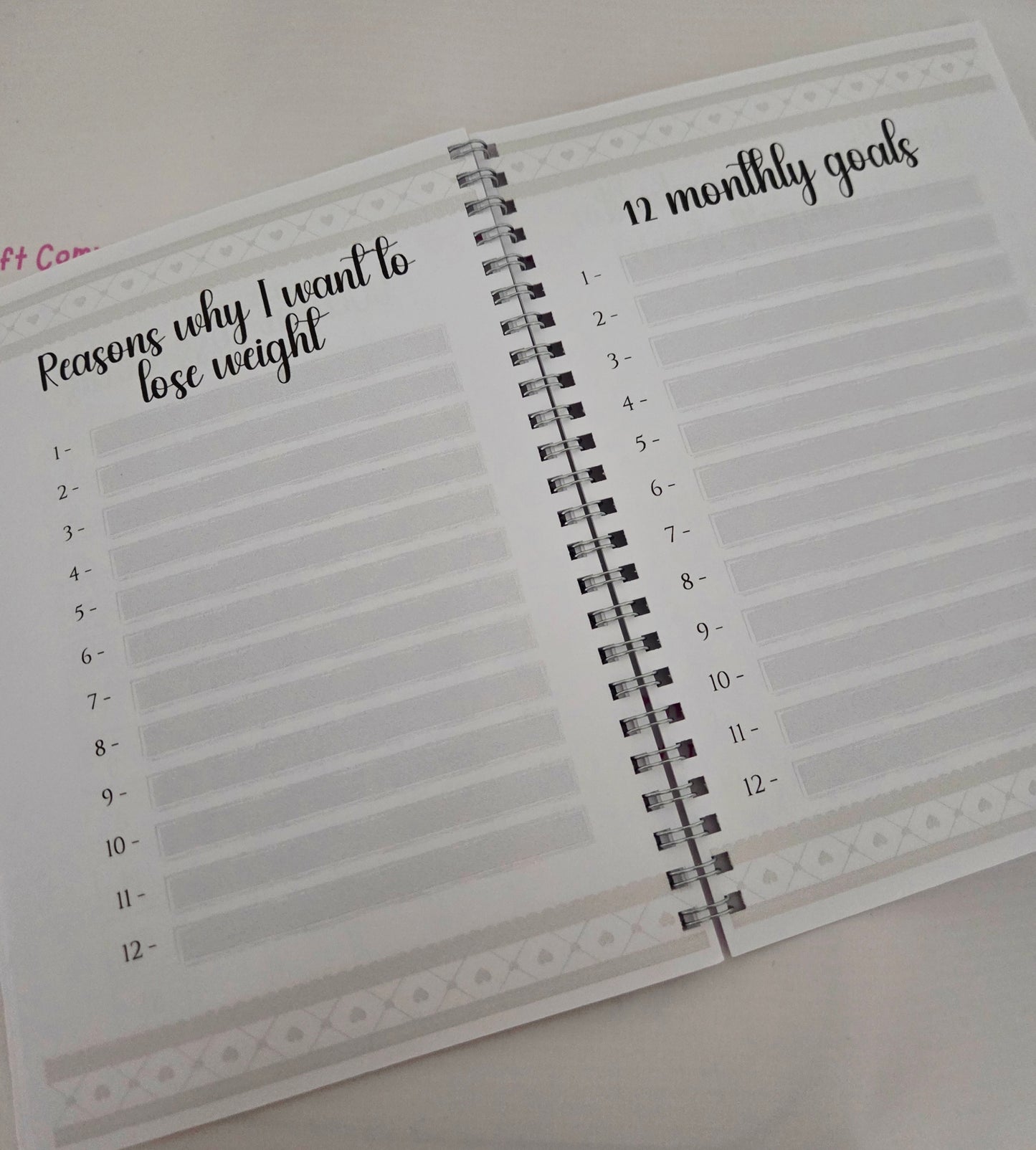 Weight Loss Planner
