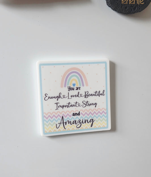 You Are Amazing Affirmation Fridge Magnet