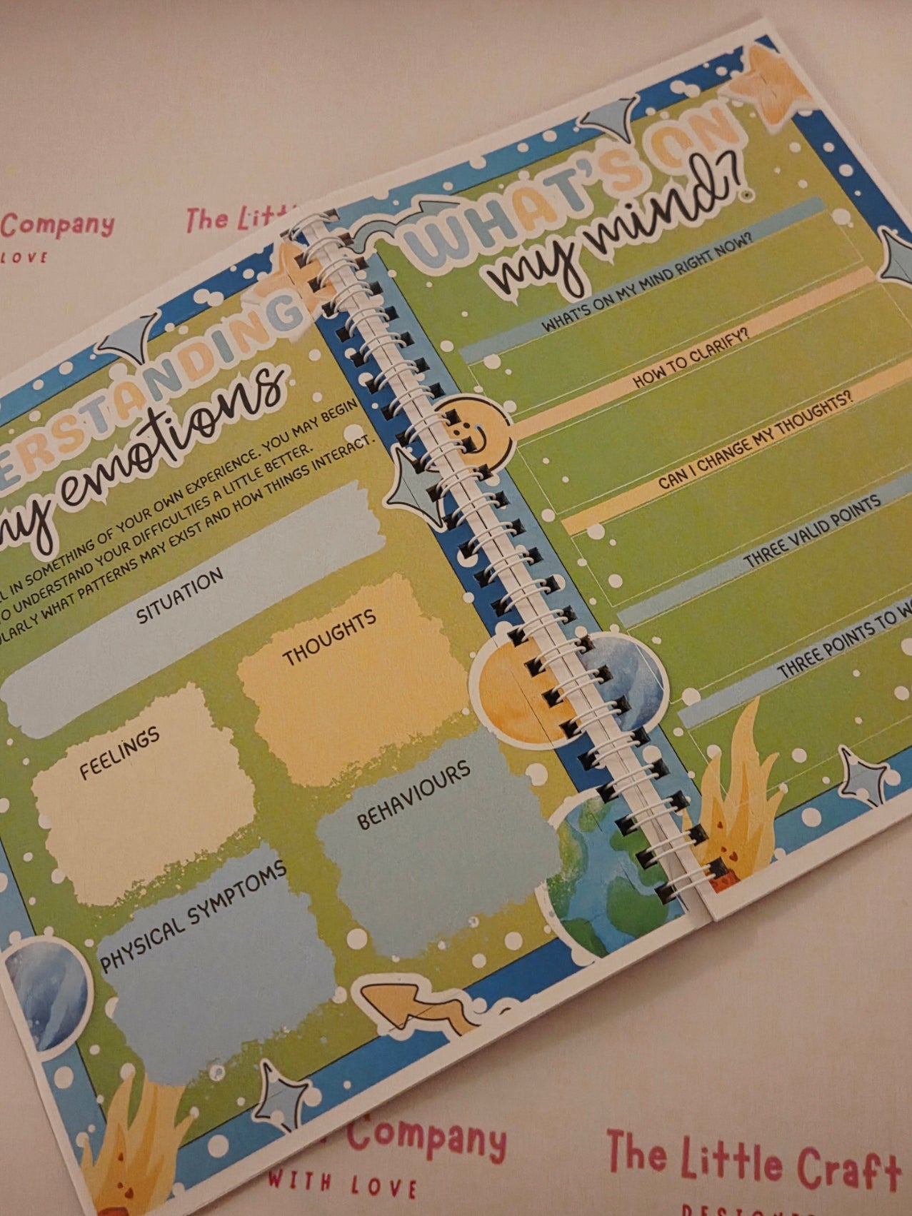 Understanding Feelings and Emotions Book - Green - SALE ITEM