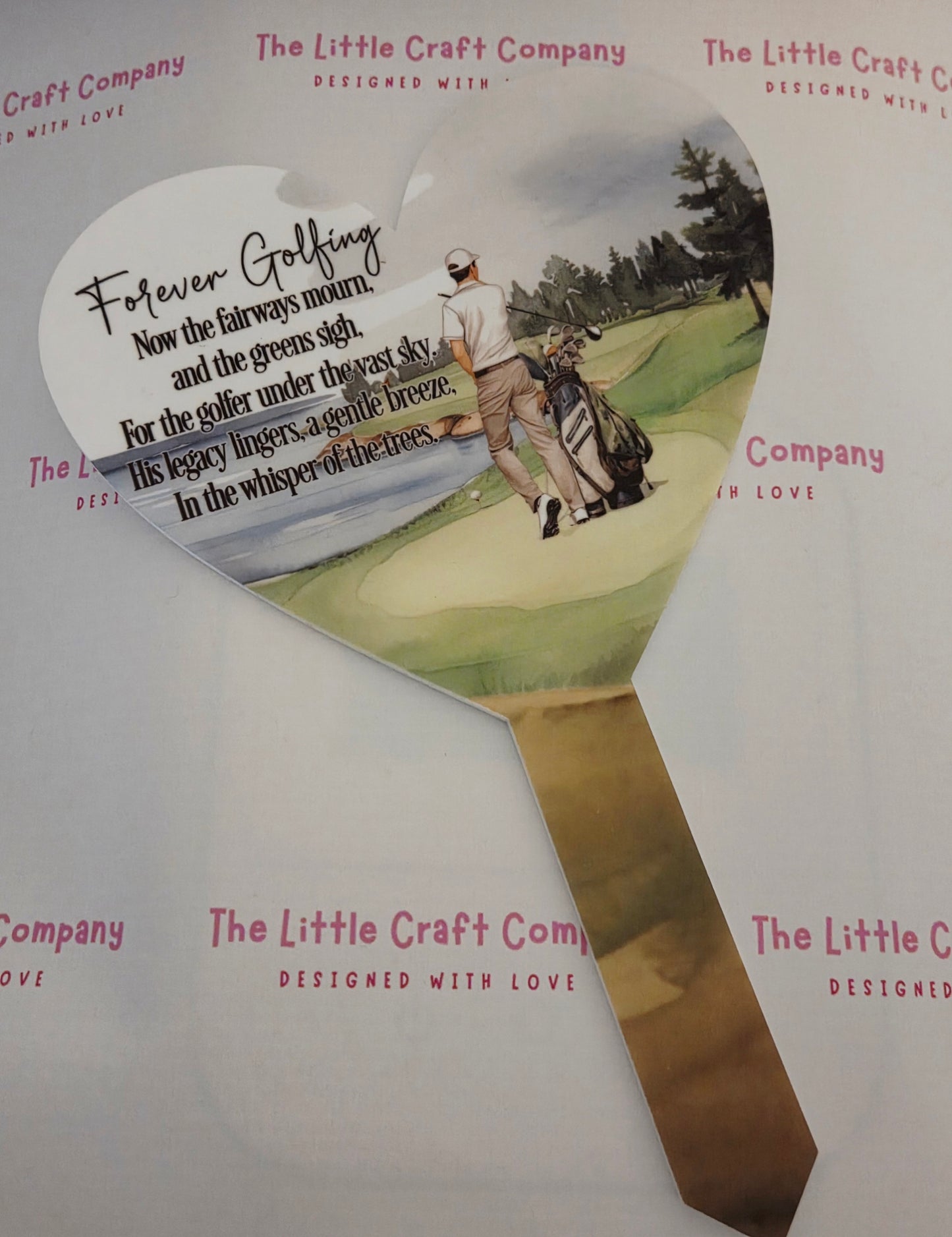 Forever Golfing Memorial Stake - SALE ITEM