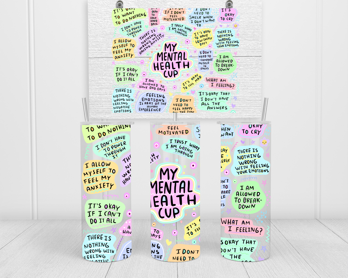 My Mental Health Tumbler