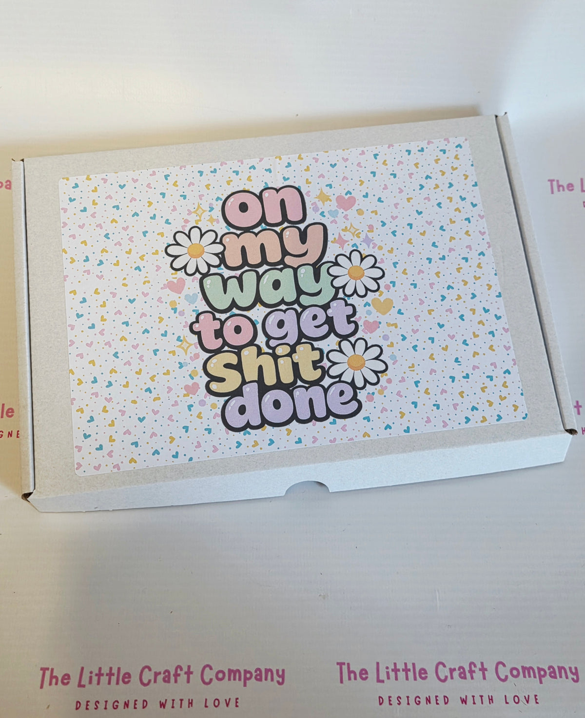 On My Way To Get Sh*t Done – Sweary Letterbox Gift Set