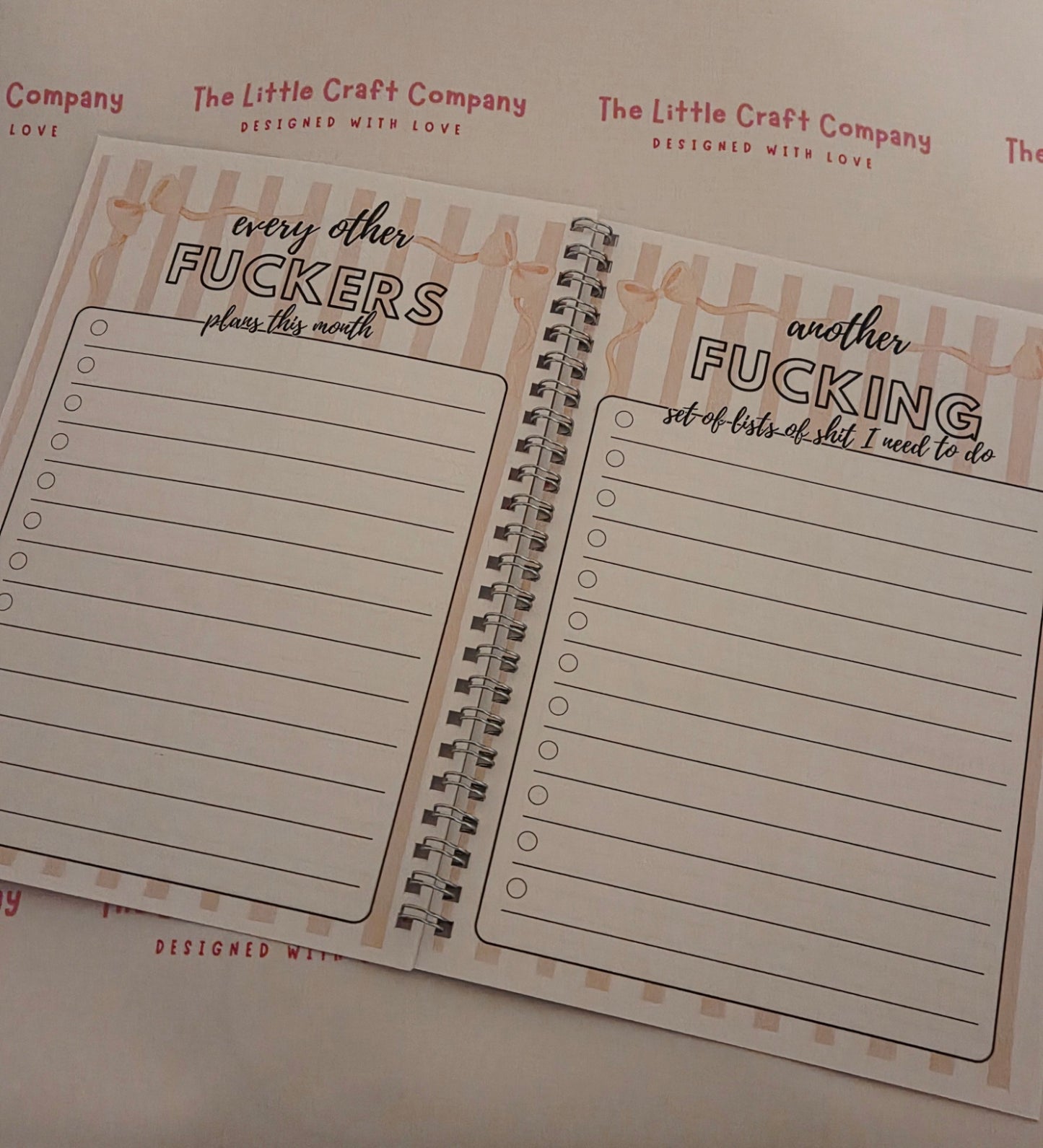 Organised F*cking Chaos Notebook