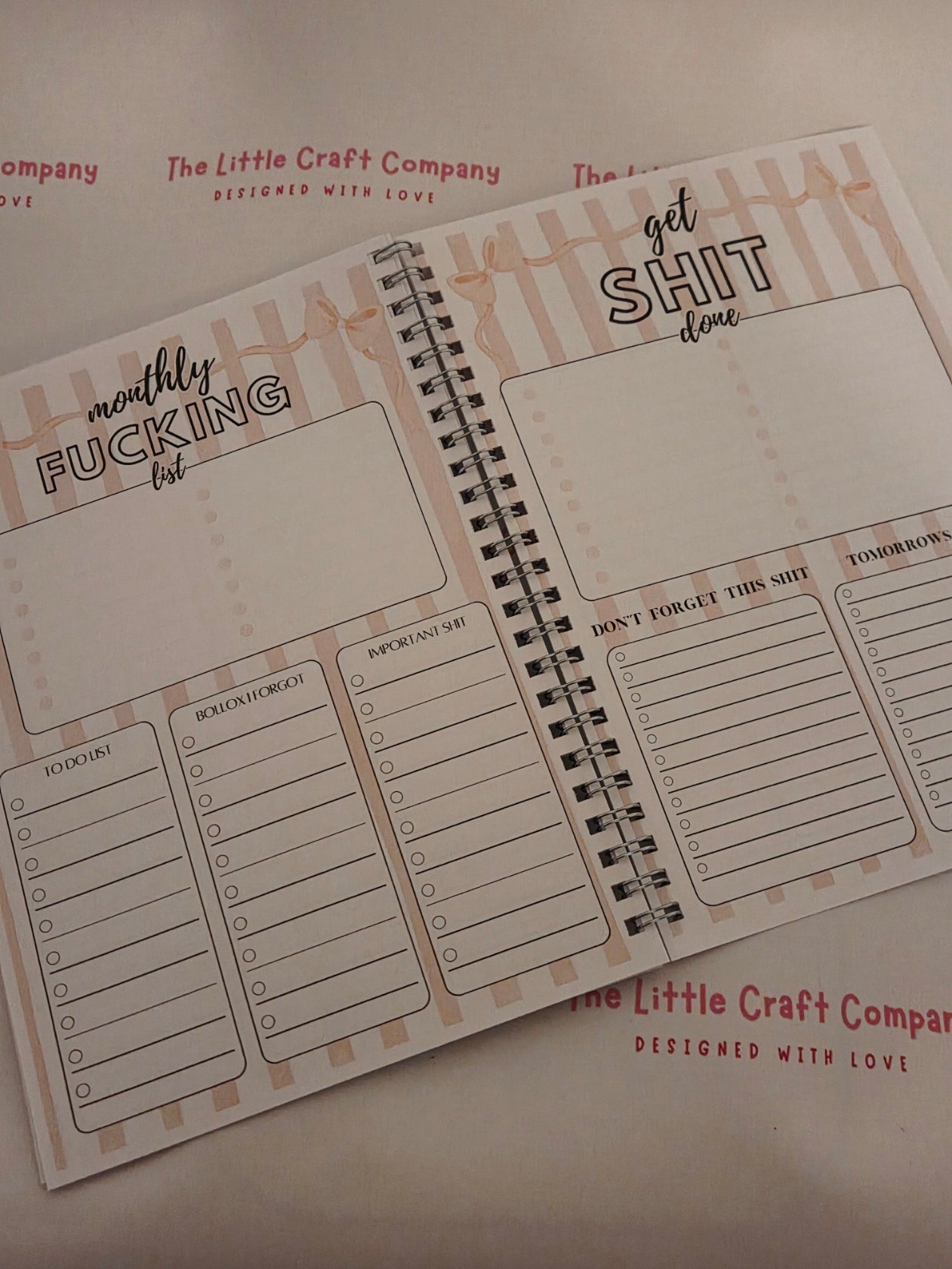 Organised F*cking Chaos Notebook