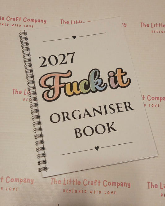2027 A5 Funny Calendar Book – Cheeky Organiser (Pastel or Daisy Design)