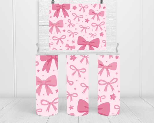 Pink Bow Tumbler