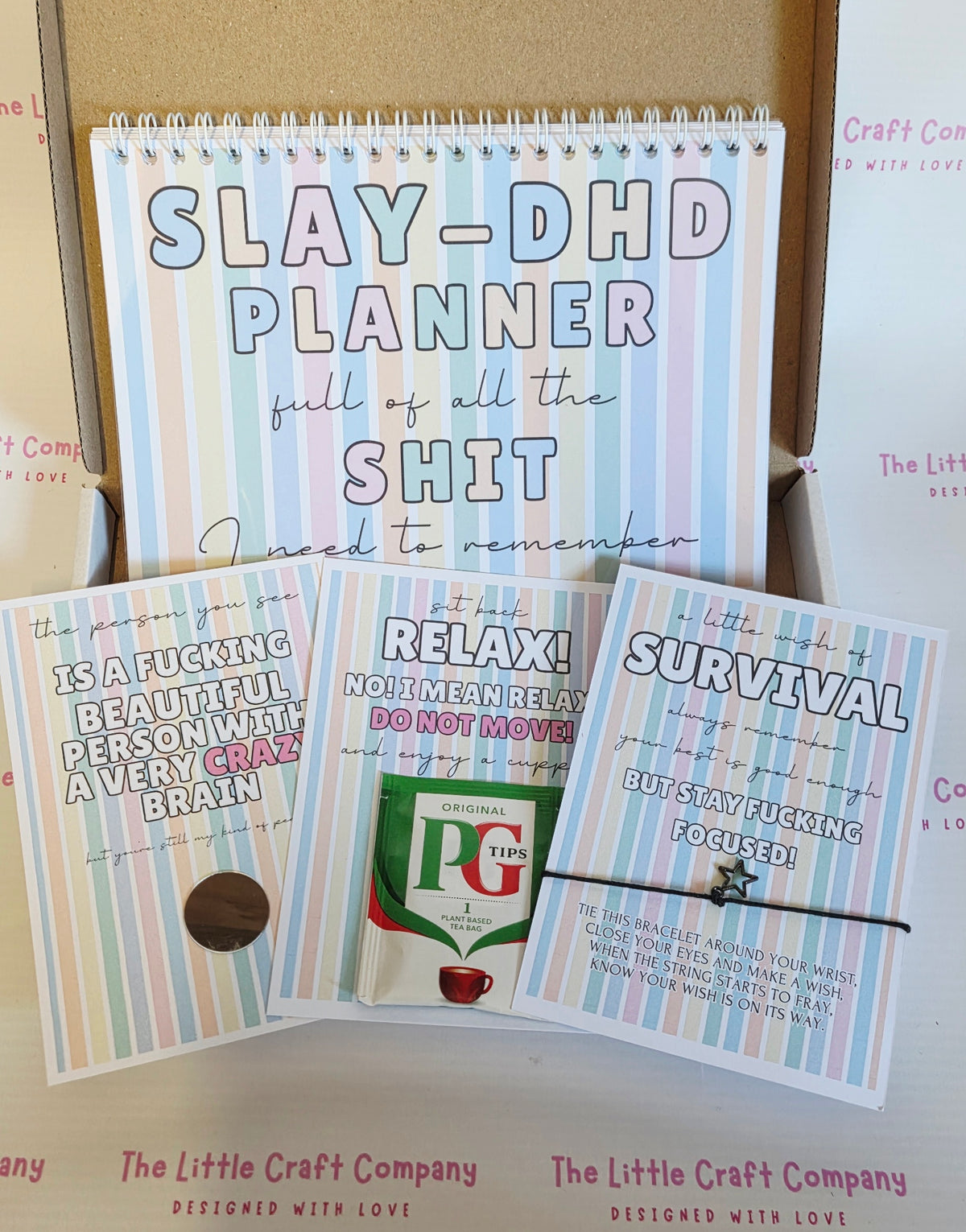 SLAY-DHD Sweary Letterbox Gift Set